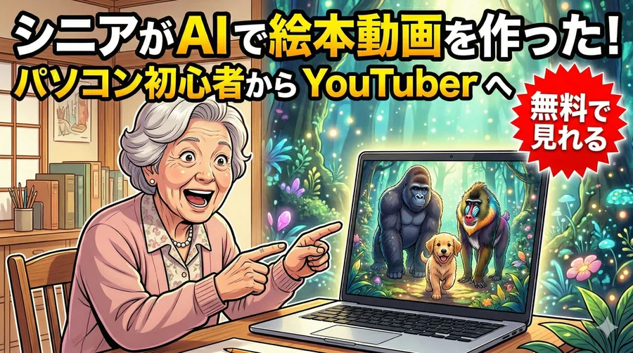 AIを使って制作した絵本動画の紹介画像